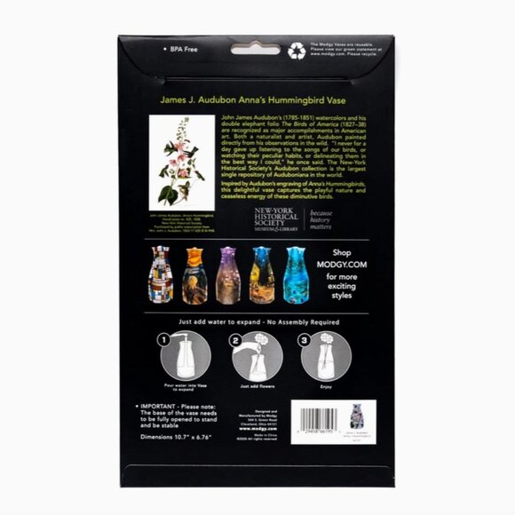 Modgy Expandable Vase - Hummingbird - Picture 2 of 2